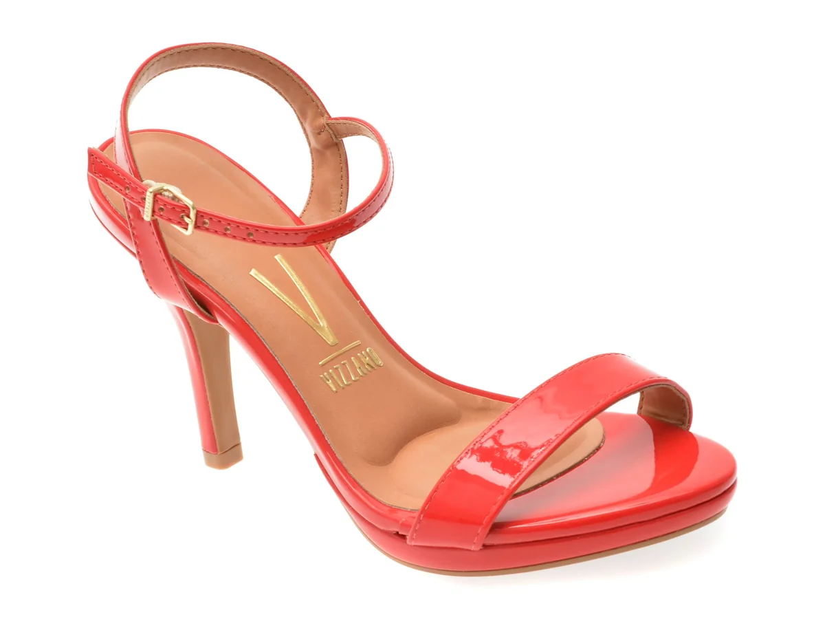 Sandale Elegante Vizzano Roșii, 6210101, Din Piele Ecologică