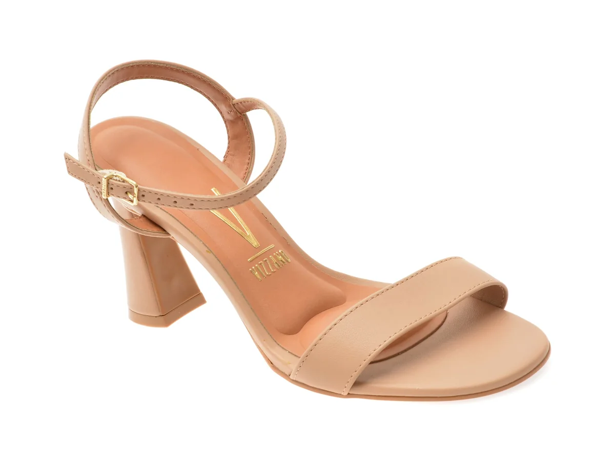 Sandale Elegante Vizzano Bej, 6517100, Din Piele Ecologica
