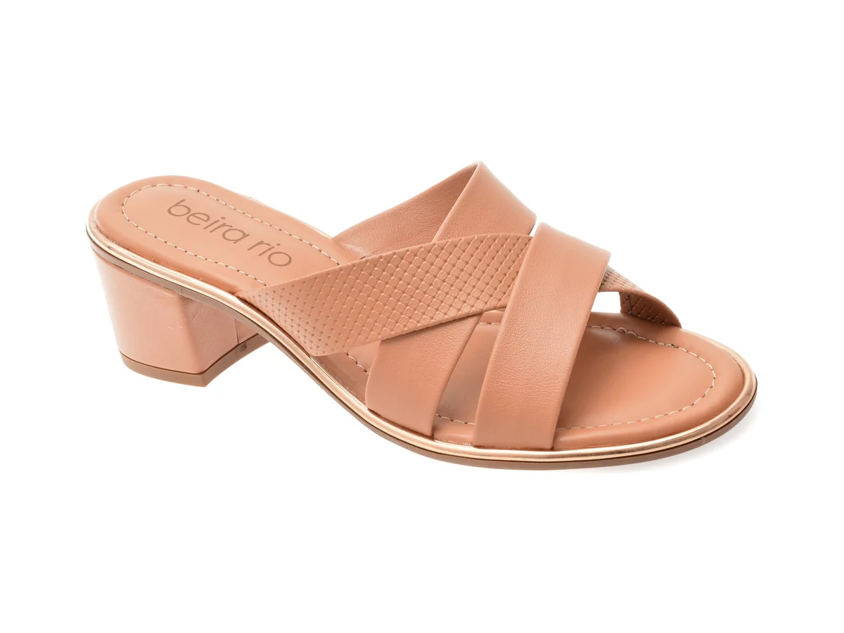 Papuci Beira Rio Nude, 8379253, Din Piele Ecologică