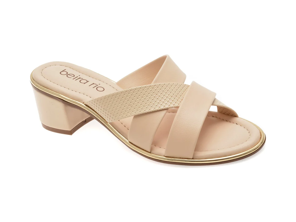 Papuci Beira Rio Bej, 8379253, Din Piele Ecologica