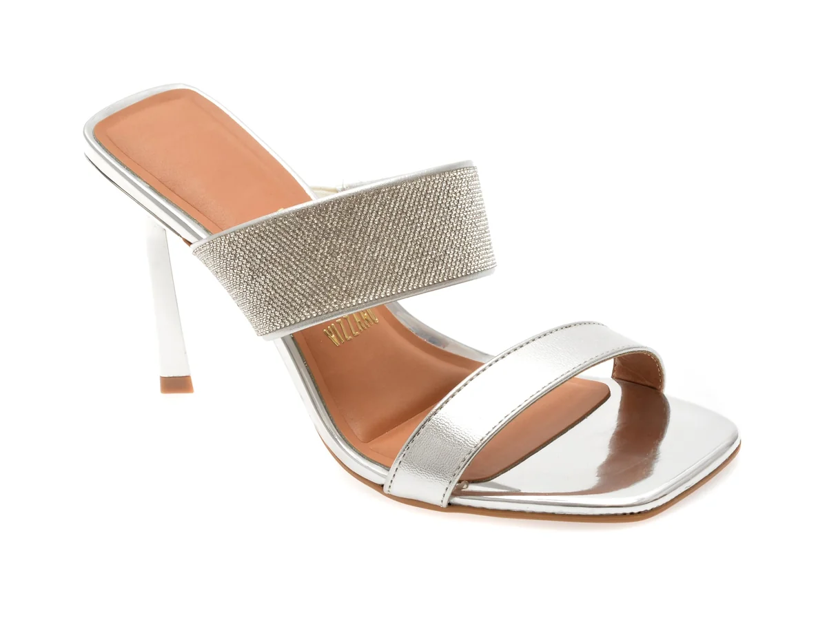 Papuci Vizzano Argintii, 6516204, Din Piele Ecologica