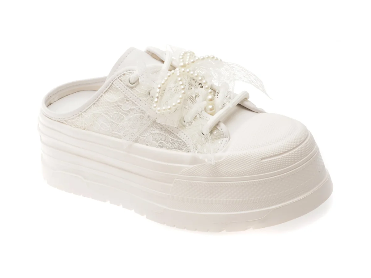 Papuci Gryxx Albi, 625D91, Din Material Textil