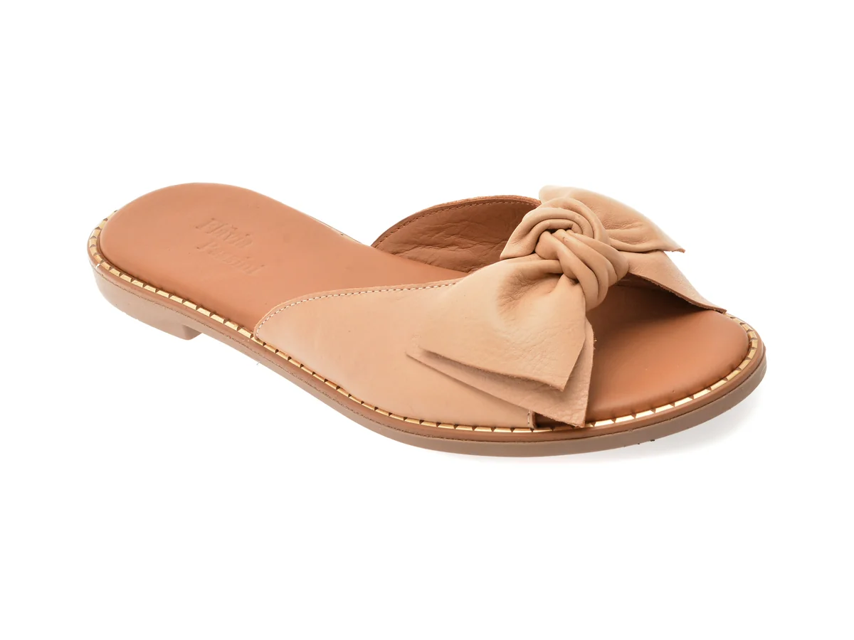 Papuci Flavia Passini Nude, 2921018, Din Piele Naturala