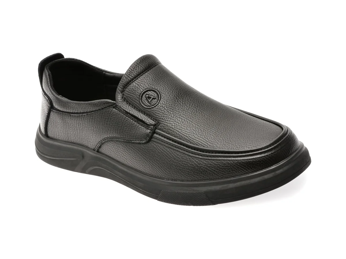 Mocasini Bite The Bullet Negri, T89635, Din Piele Naturala