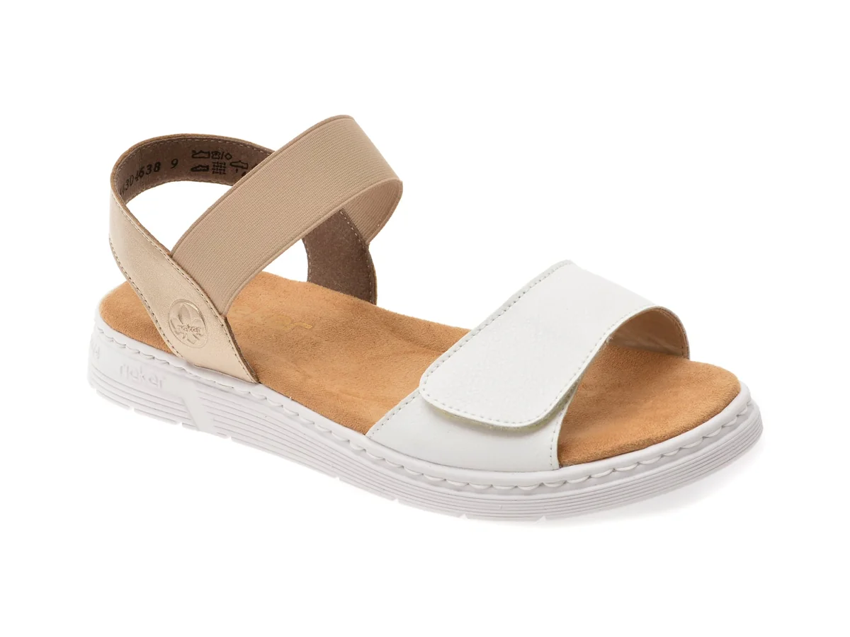 Sandale Rieker Albe, V9161, Din Piele Naturală
