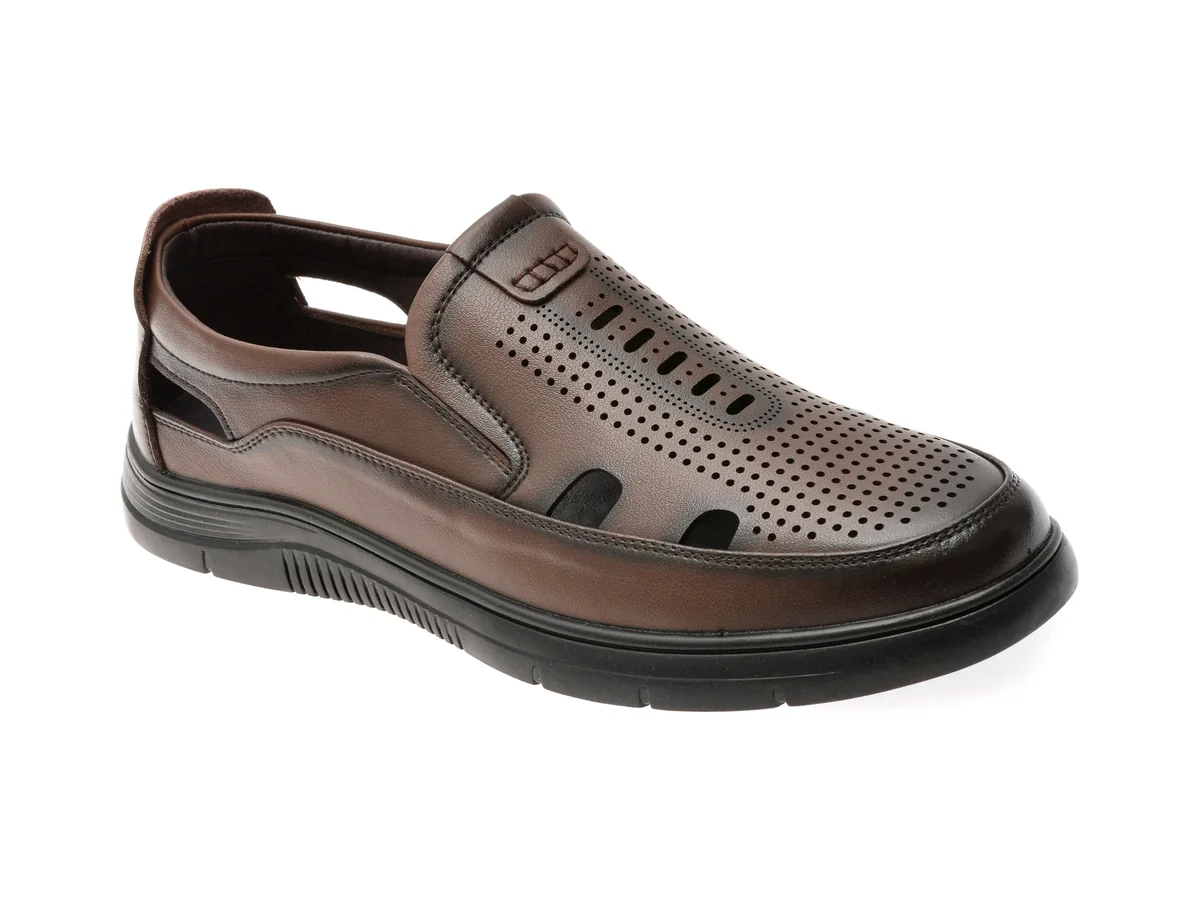 Pantofi Bite The Bullet Maro T8501 Din Piele Naturala