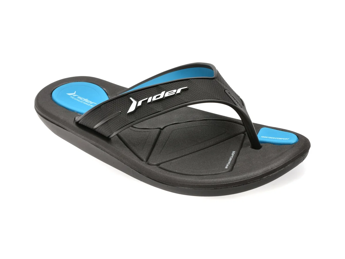 Papuci Rider Negri, 1131567, Din Pvc