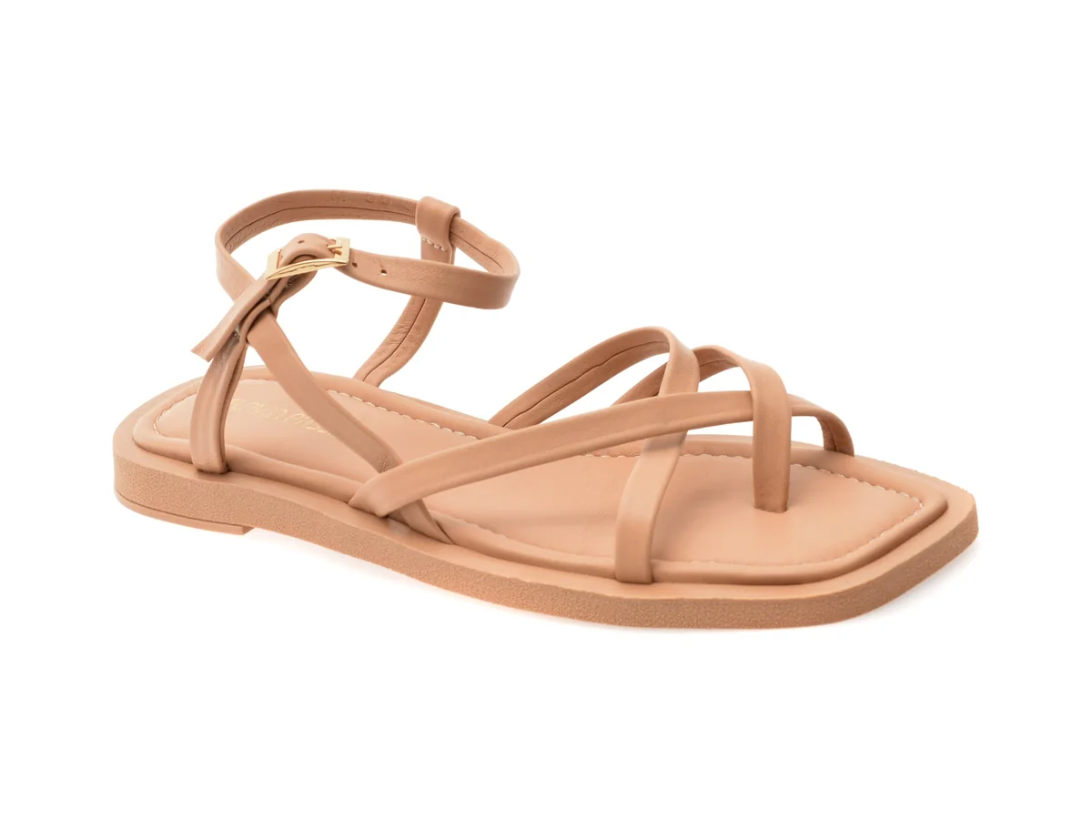 Sandale Flavia Passini Gri, 203M55, Din Piele Naturala