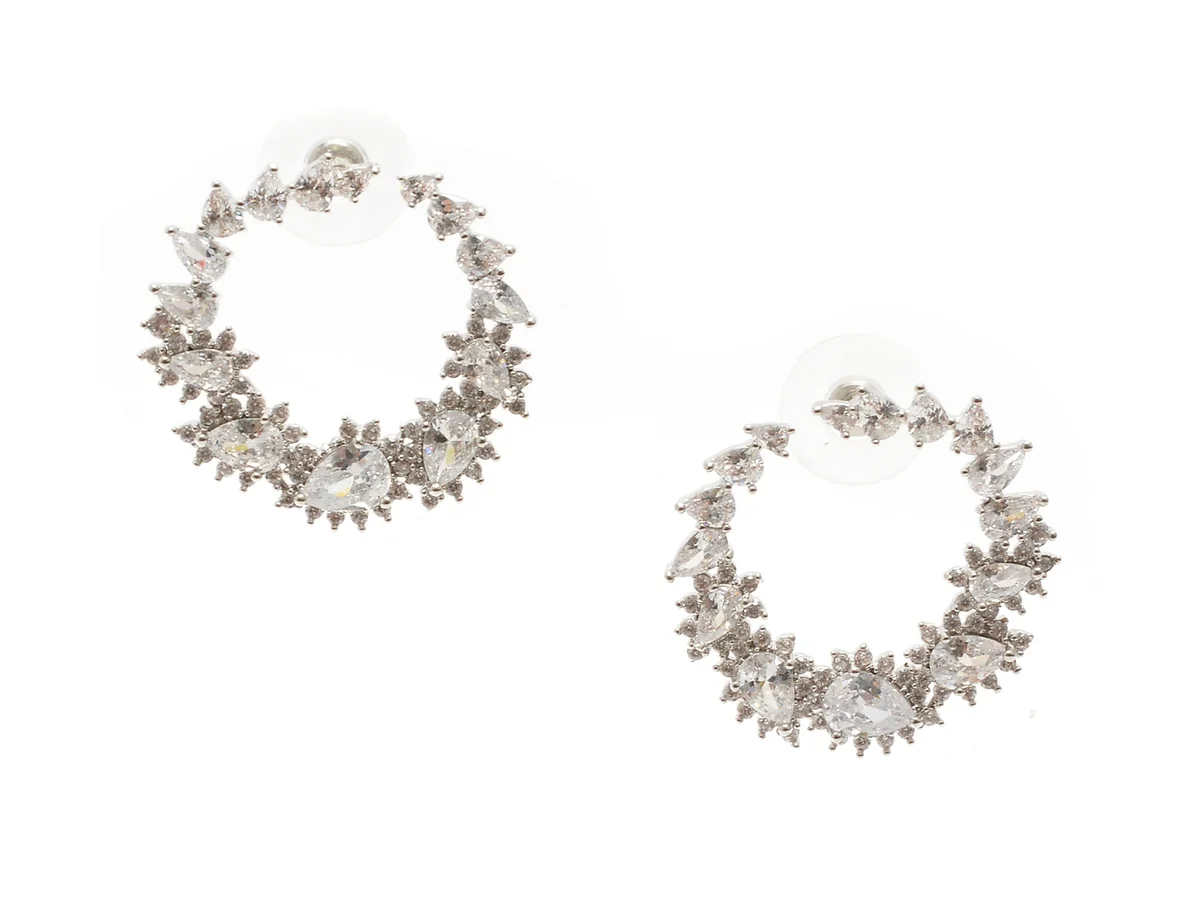 Cercei Aldo Argintii YaHa 973 Din Metal