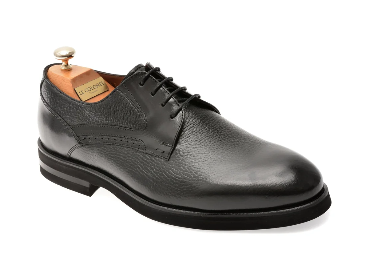 Pantofi Eleganți Le Colonel Negri, 63642, Din Piele Naturală