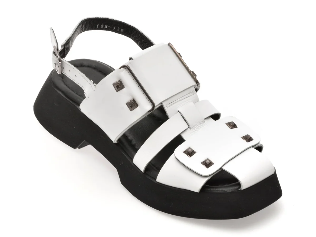 Sandale Gryxx Albe, 532188, Din Piele Naturala