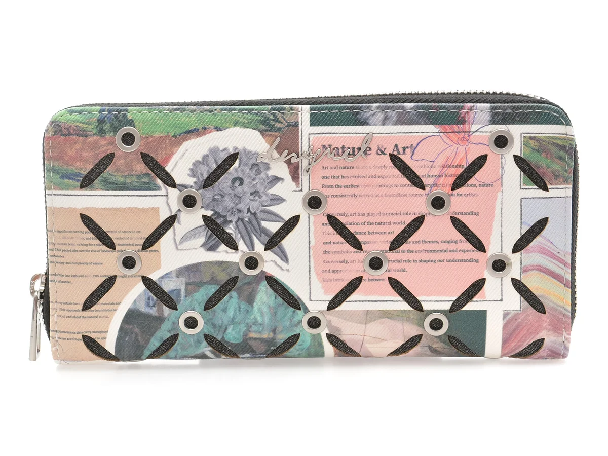 Portofel Desigual Multicolor, WAYD02, Din Piele Ecologică