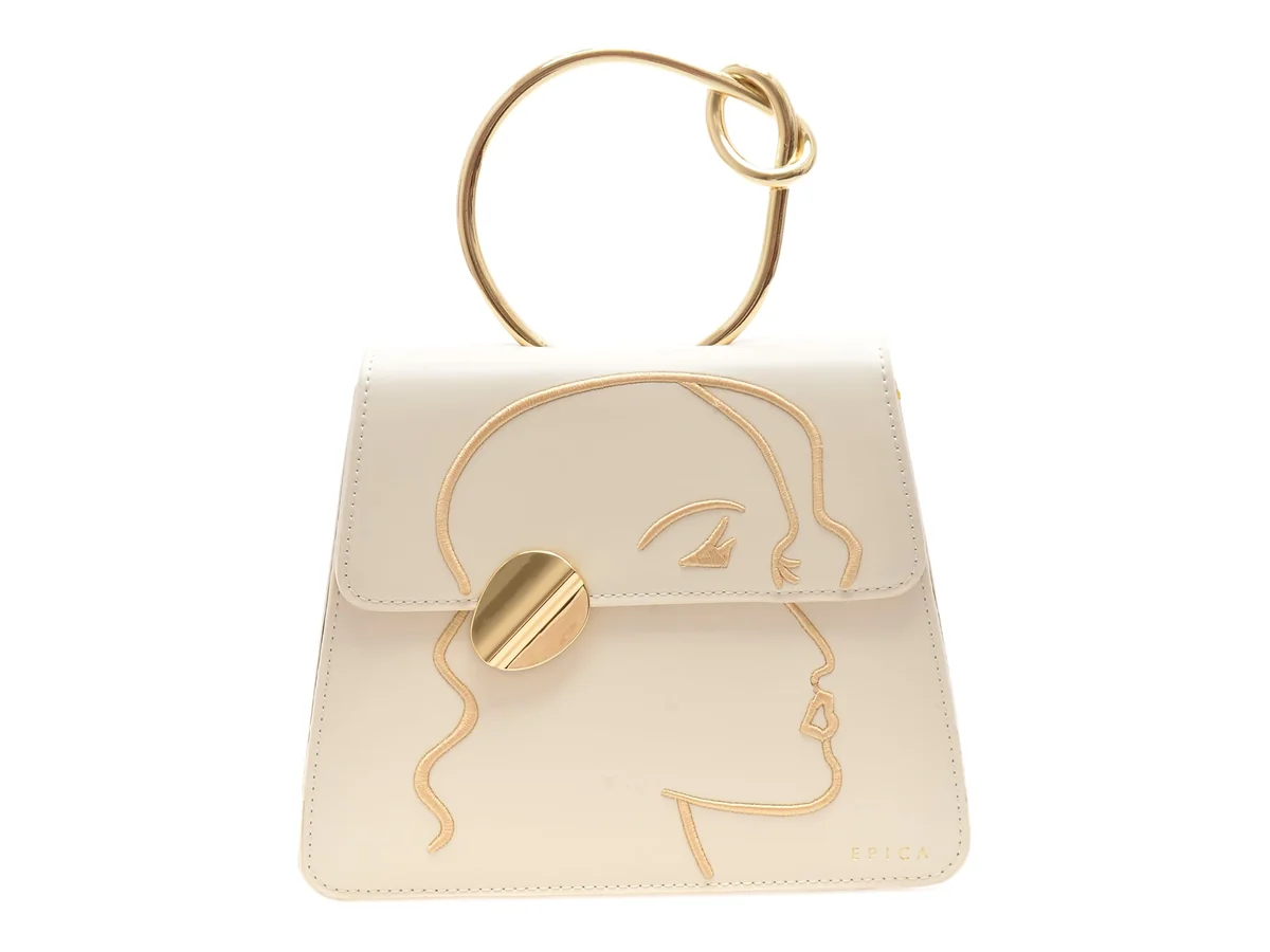 Geanta Epica Bej 779 Din Piele Ecologică