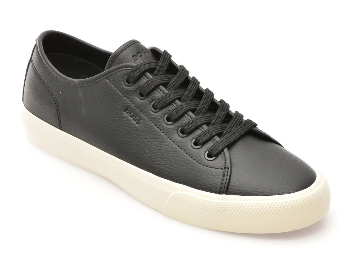 Pantofi Sport BOSS Negri, 7549, Din Piele Ecologică