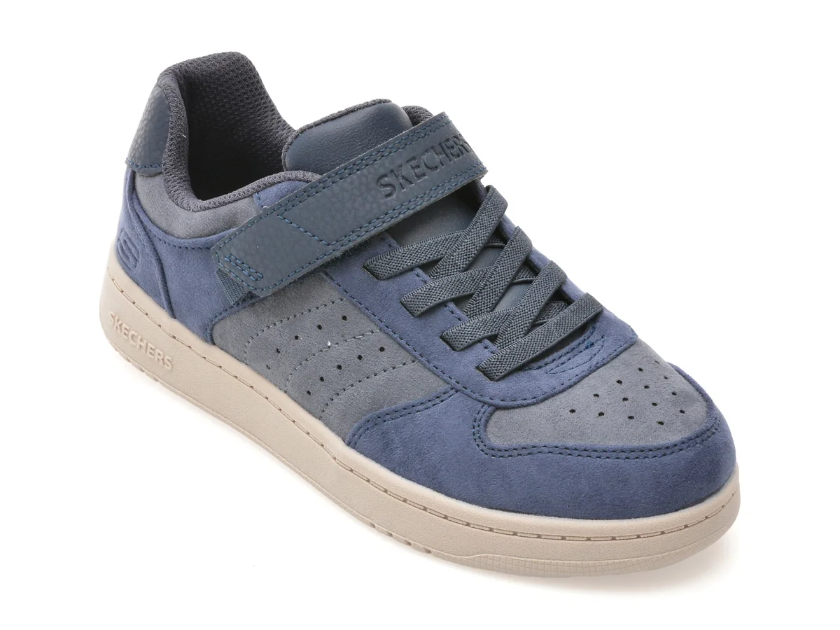 Pantofi Sport Skechers Bleumarin, Quick Street, Din Material Textil