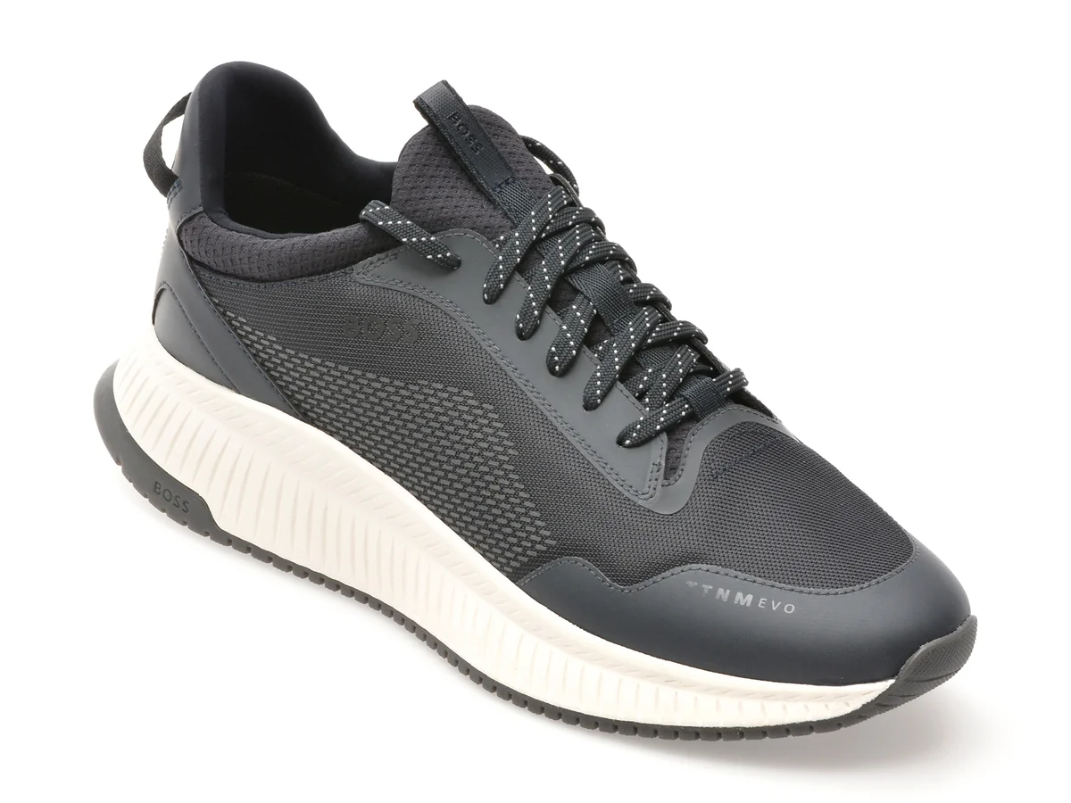 Pantofi Sport BOSS Bleumarin, 8700, Din Material Textil
