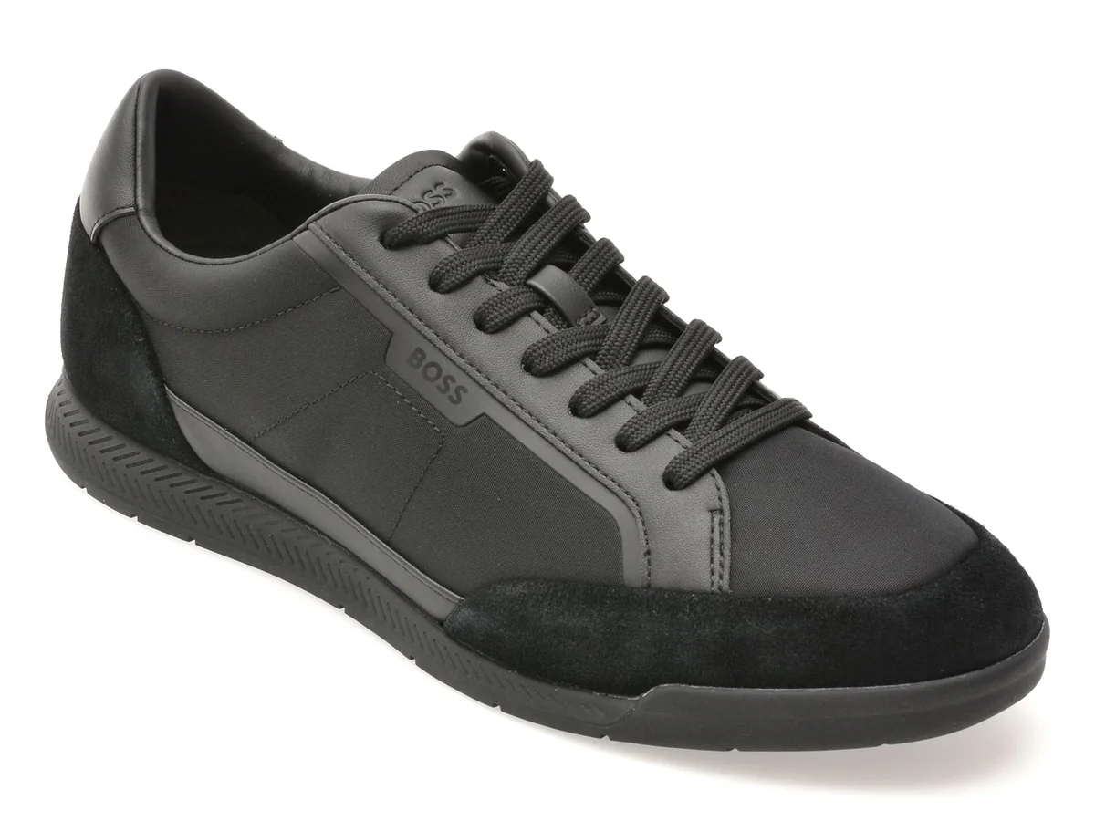 Pantofi Sport BOSS Negri, 8864, Din Material Textil
