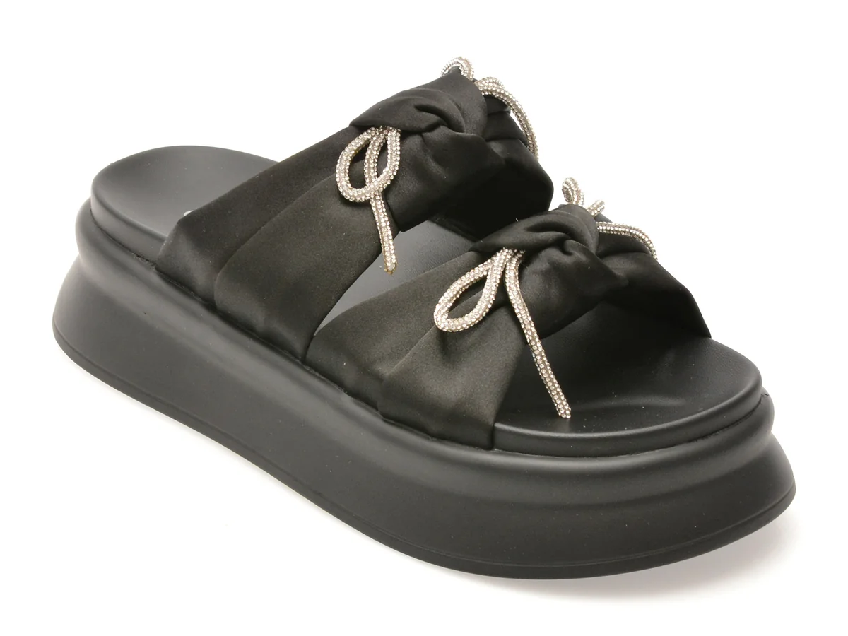 Papuci Gryxx Negri, 923, Din Material Textil