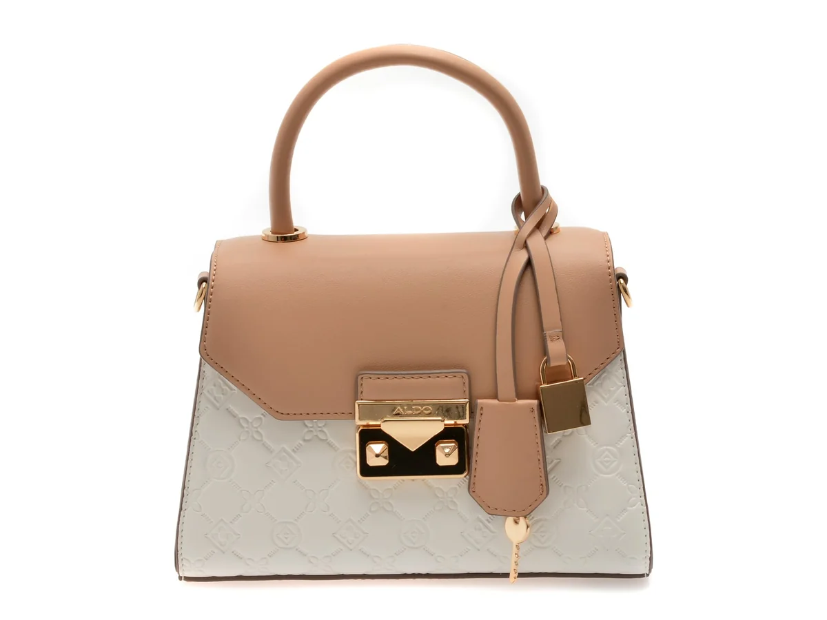 Geanta Aldo Albă, Crellita 116, Din Piele Ecologică