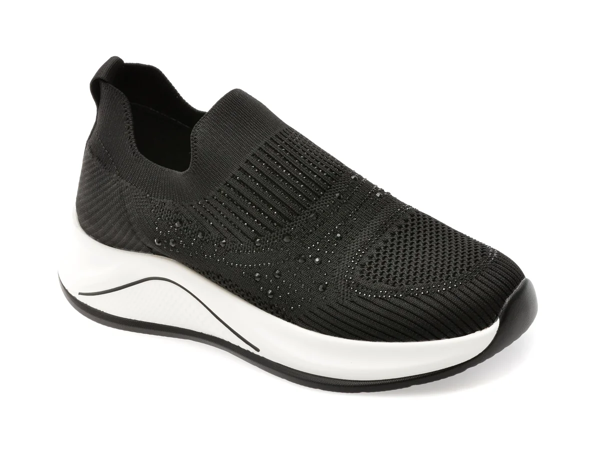 Pantofi Sport Flavia Passini Negri, 1007, Din Material Textil