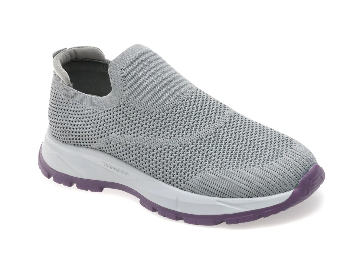 Pantofi Sport Flavia Passini Gri, 1001, Din Material Textil