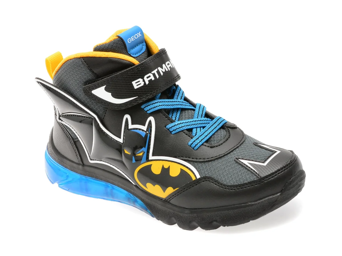 Ghete Geox Negre, J56LBE, Din Material Textil