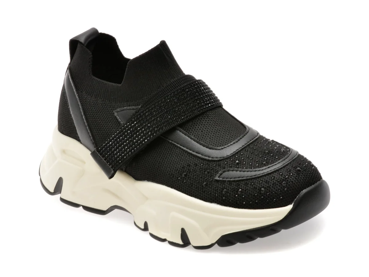 Pantofi Sport Flavia Passini Negri 2573 Din Material Textil
