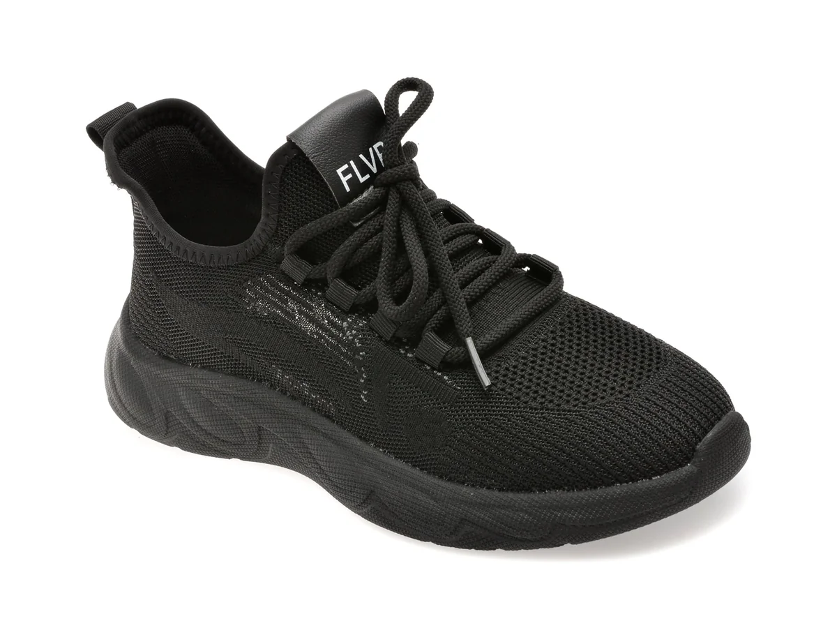 Pantofi Sport Flavia Passini Negri, 22588, Din Material Textil