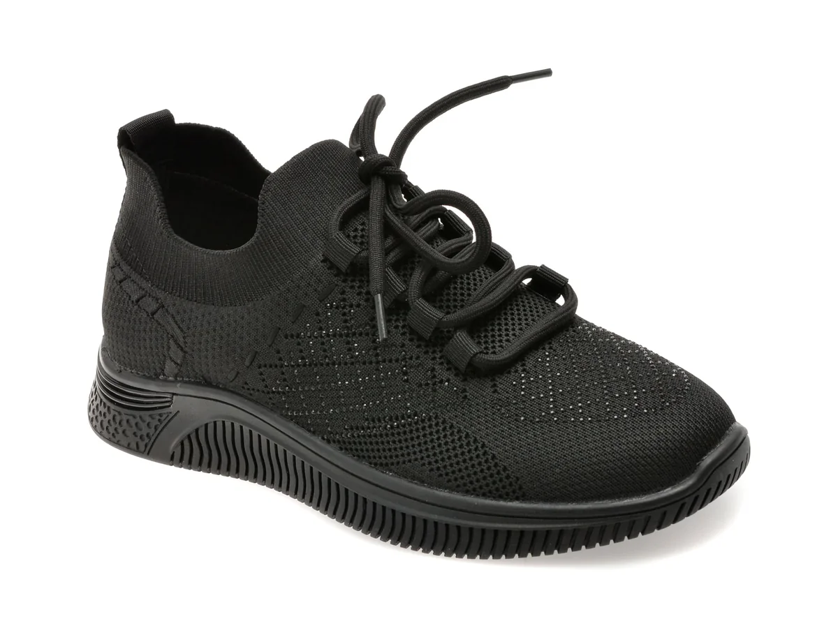 Pantofi Sport Flavia Passini Negri, 1006, Din Material Textil