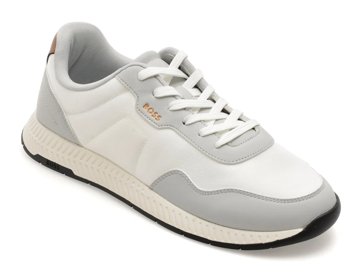 Pantofi Sport BOSS Gri, 6481, Din Piele Ecologică