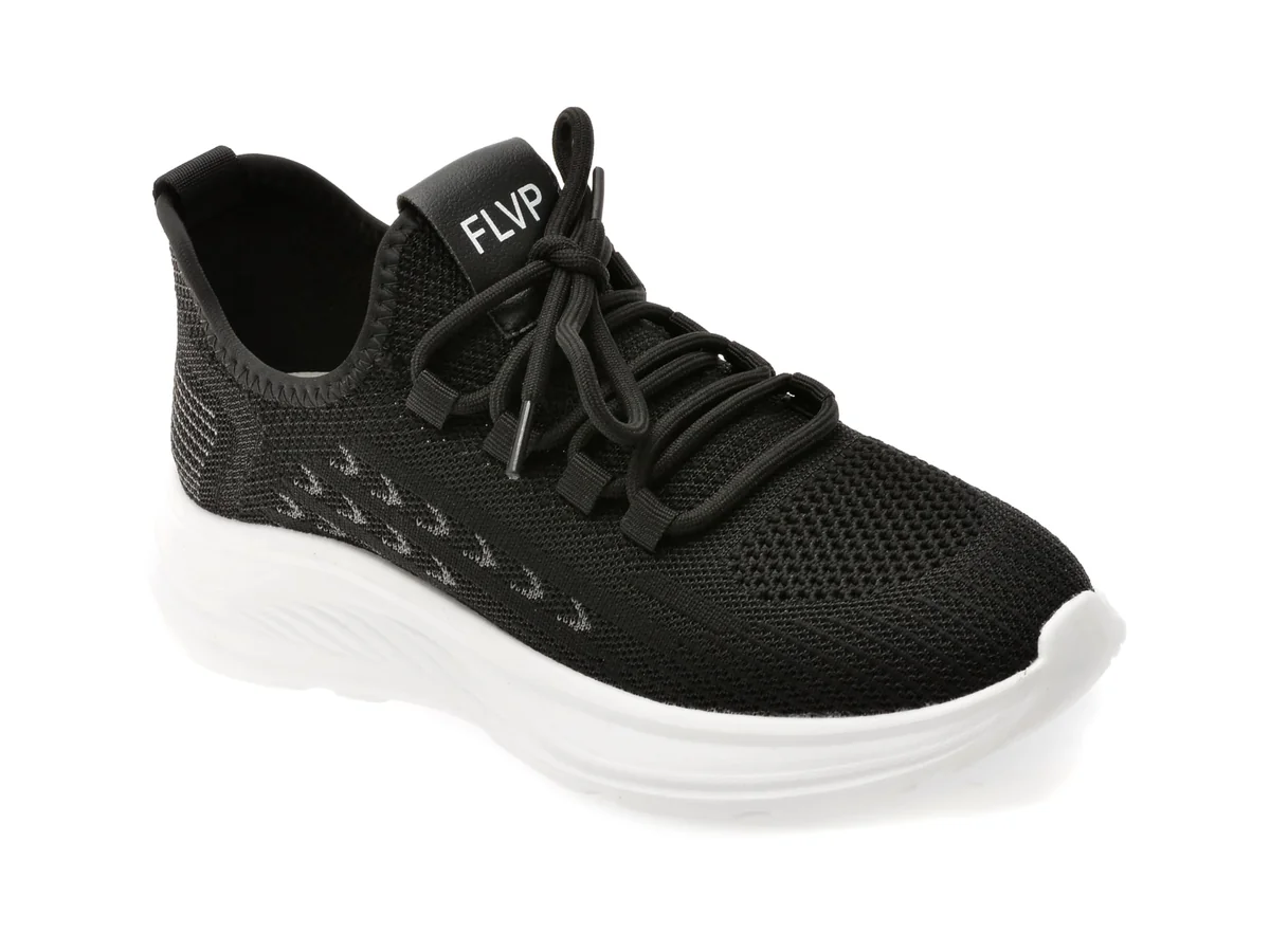 Pantofi Sport Flavia Passini Negri, 22577, Din Material Textil