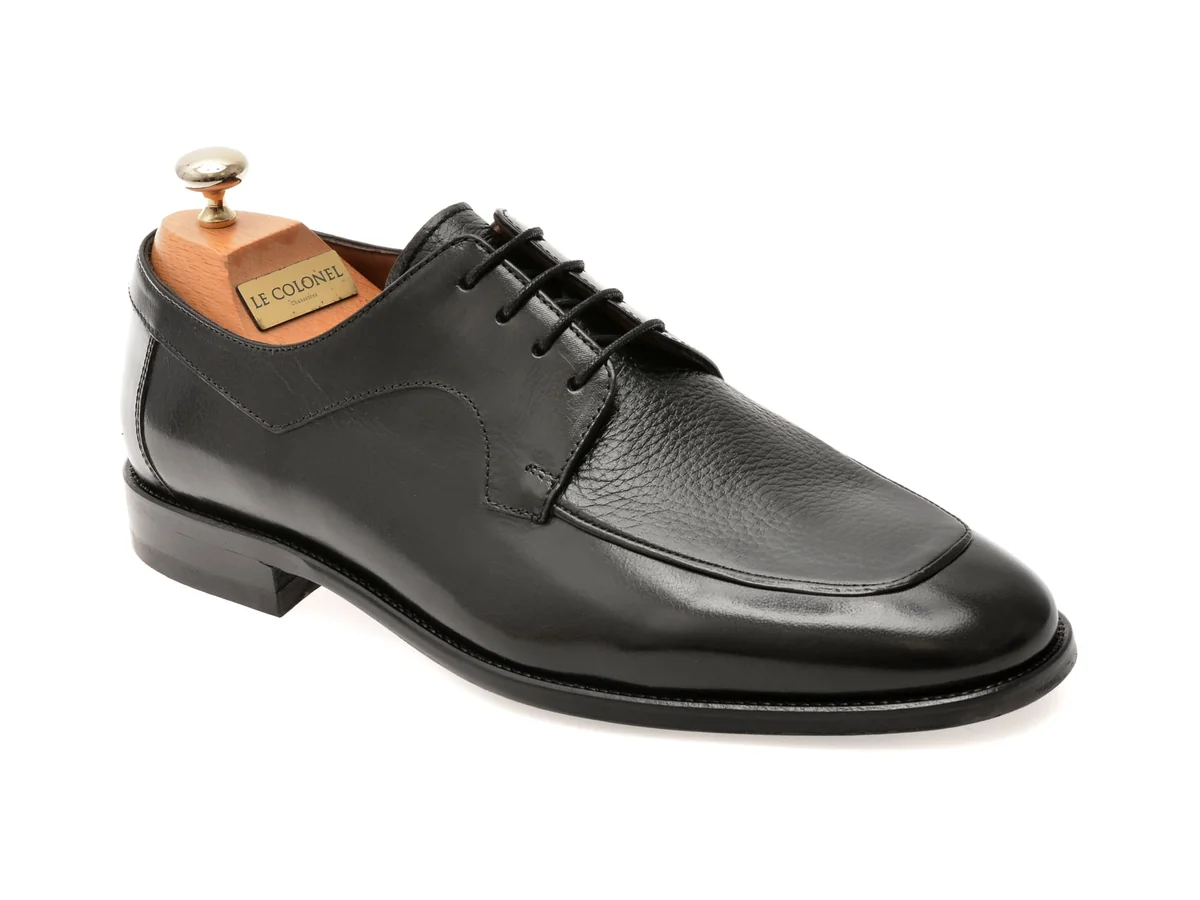 Pantofi Elegați Le Colonel Negri, 70329, Din Piele Naturală