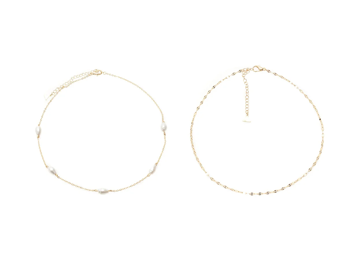 Colier Aldo Auriu, Laperllie 102, Din Metal