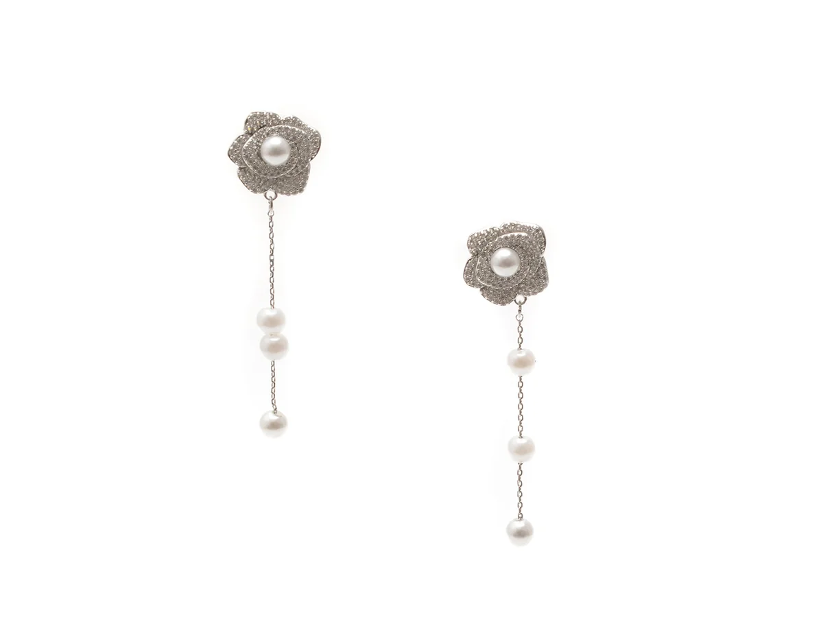 Cercei Aldo Argintii, Elianne 102, Din Metal