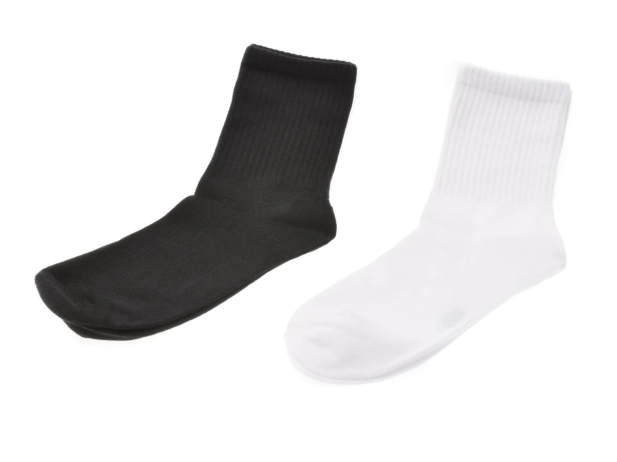 Sosete Aldo Alb-Negru, Easy Days 003, Din Material Textil