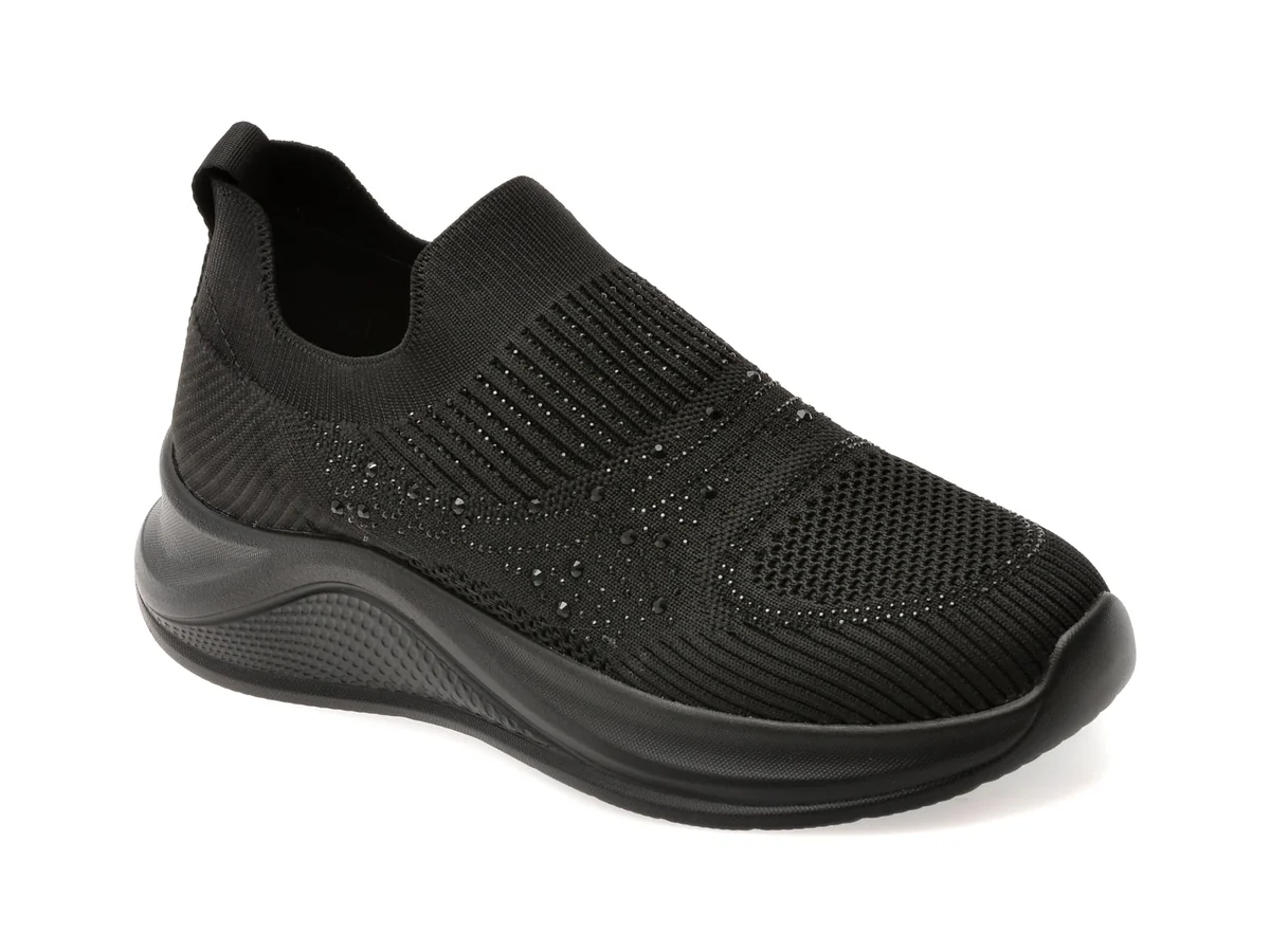 Pantofi Sport Flavia Passini Negri, 1007, Din Material Textil