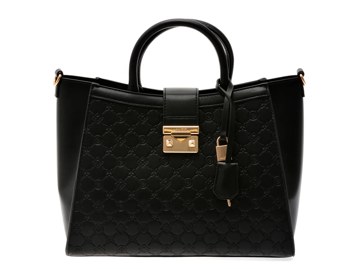 Geanta Aldo Neagră, Crelally 001, Din Piele Ecologică