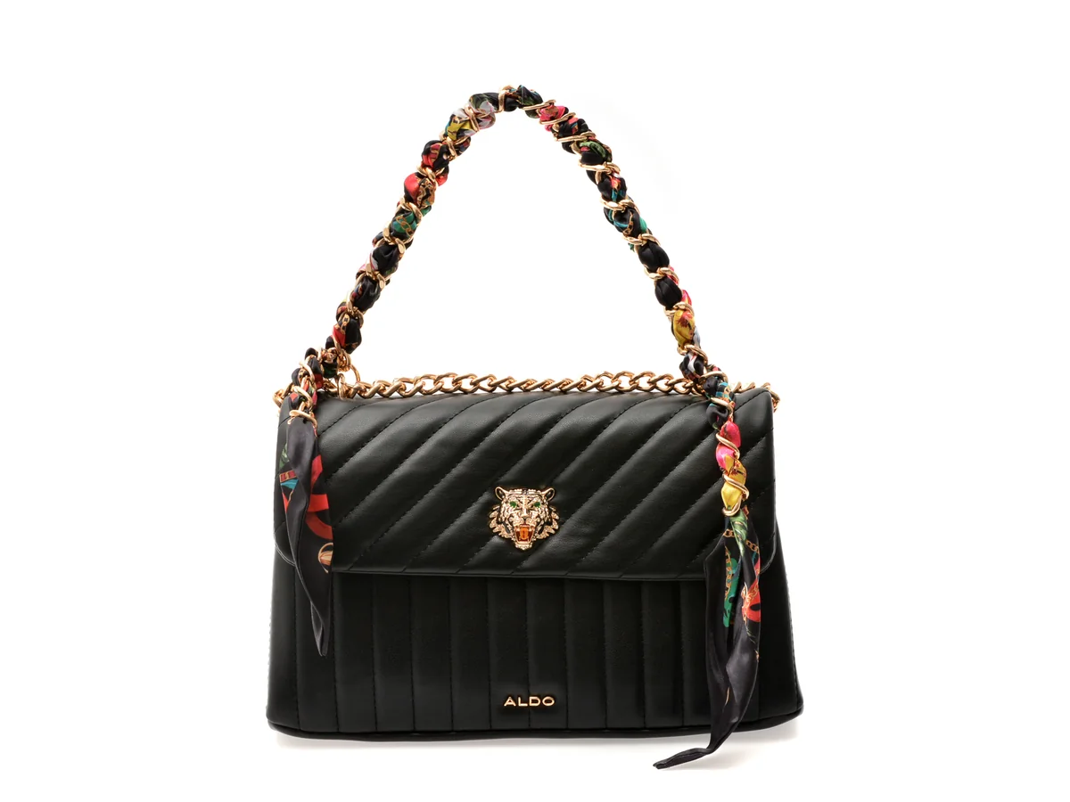 Geanta Aldo Neagra, Tetney 001, Din Piele Ecologica