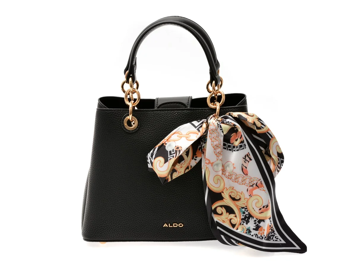 Geanta Aldo Neagră, Tenterden 004, Din Piele Ecologică