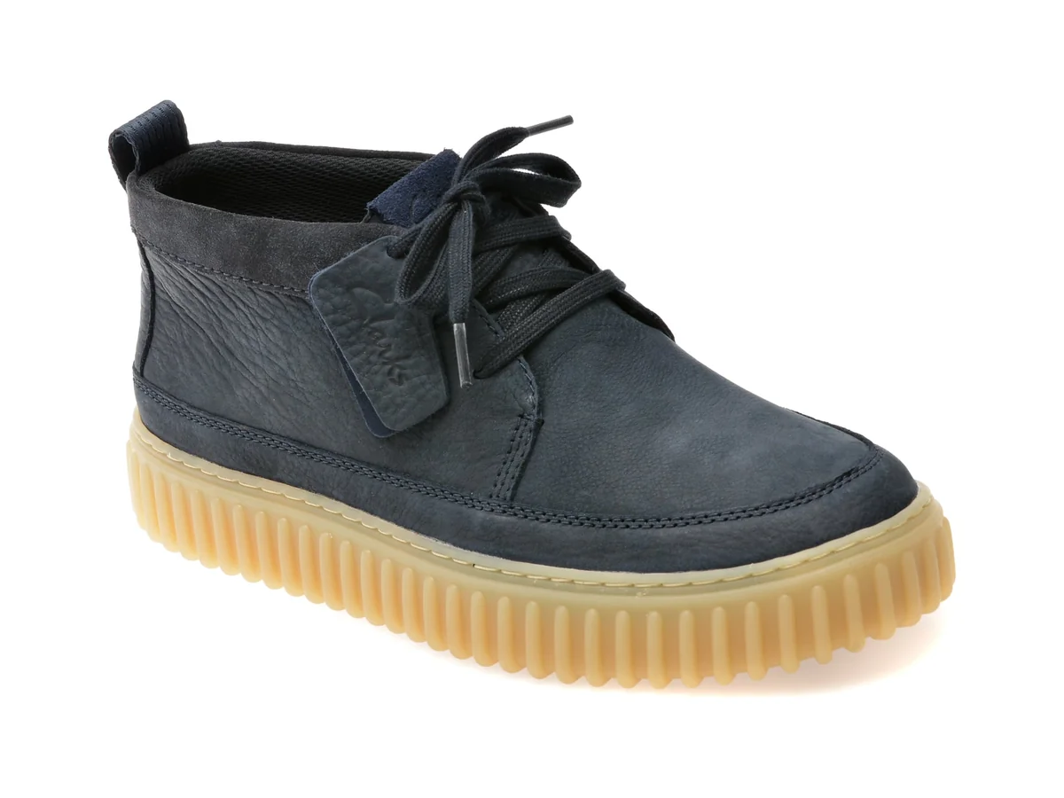 Ghete Clarks Bleumarin, Torhill Lace Hi, Din Năbuc