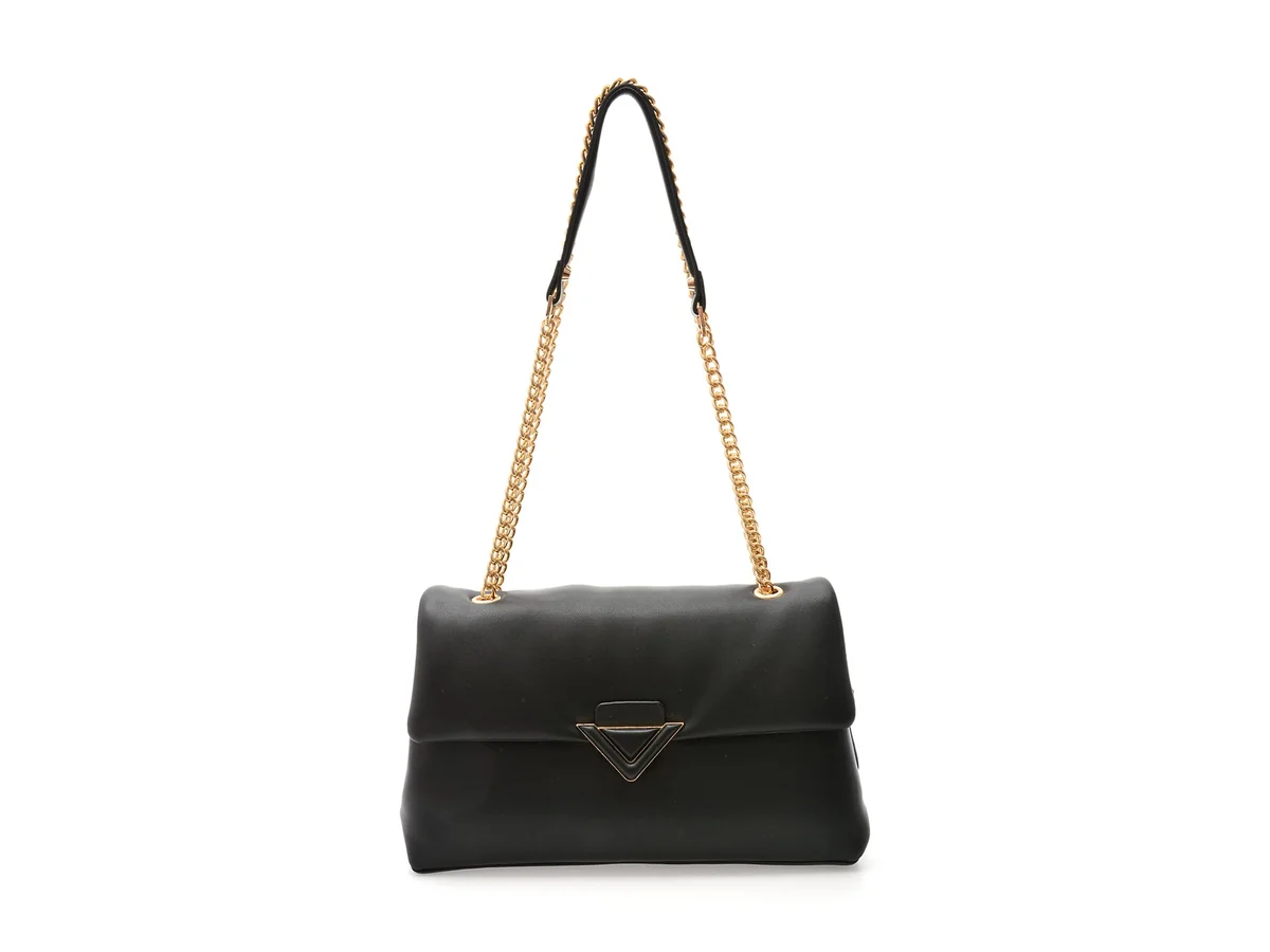 Geanta Aldo Neagră, Large Soft Puff 001, Din Piele Ecologică