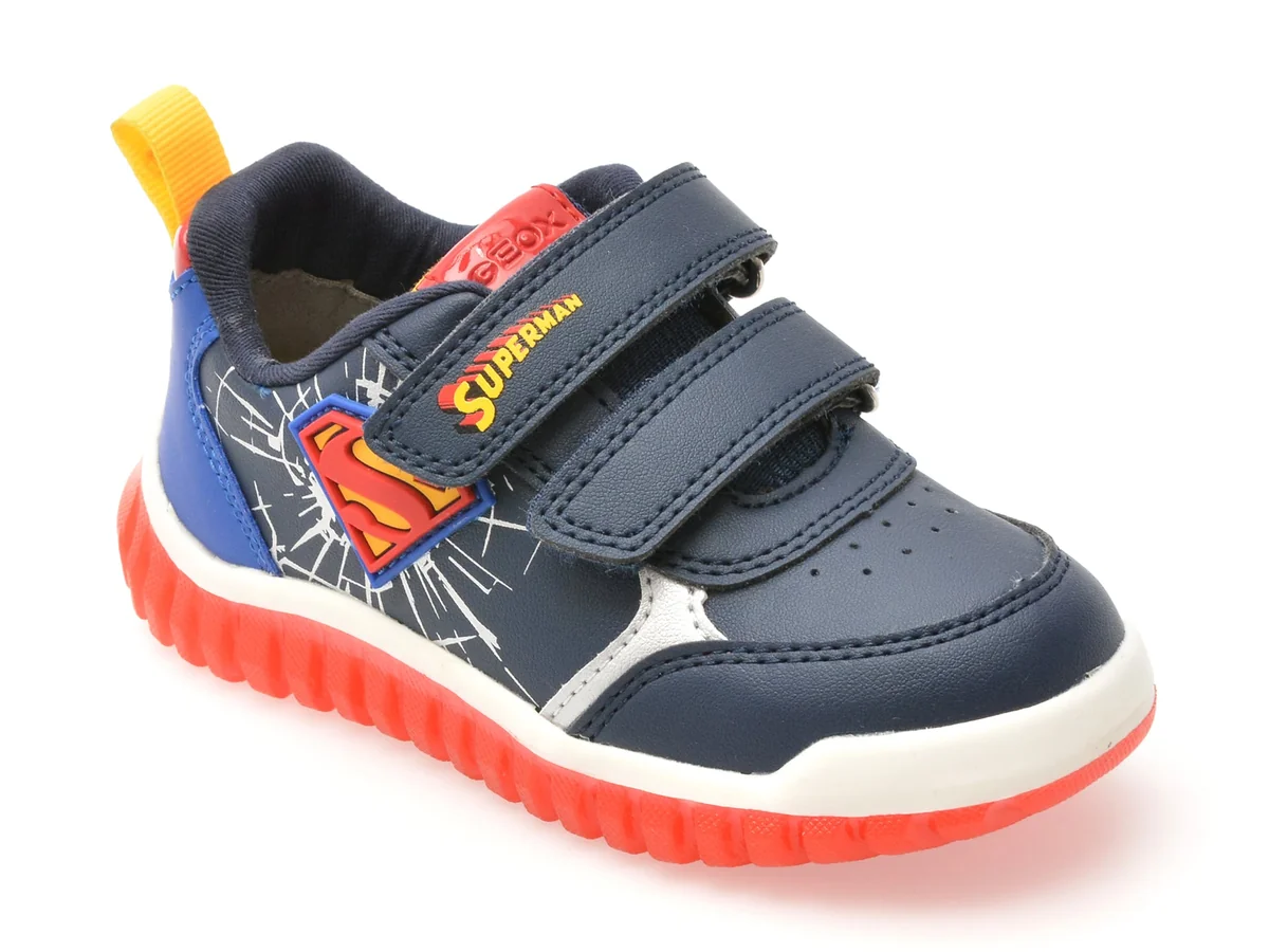 Pantofi Sport Geox Bleumarin, B565ZB, Din Piele Ecologica