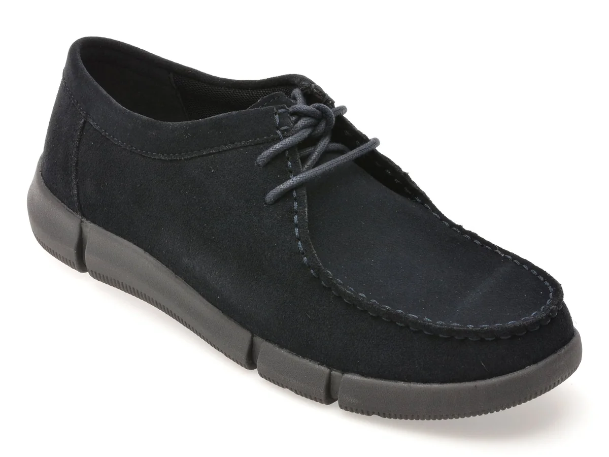 Mocasini Geox Bleumarin, U4646B, Din Piele Întoarsă