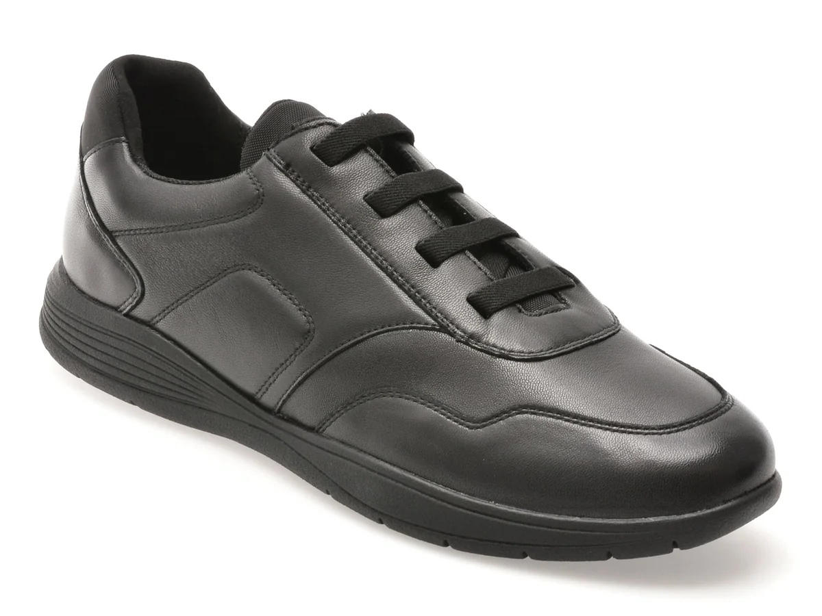 Pantofi Sport Geox Negri U45BXE Din Piele Naturală