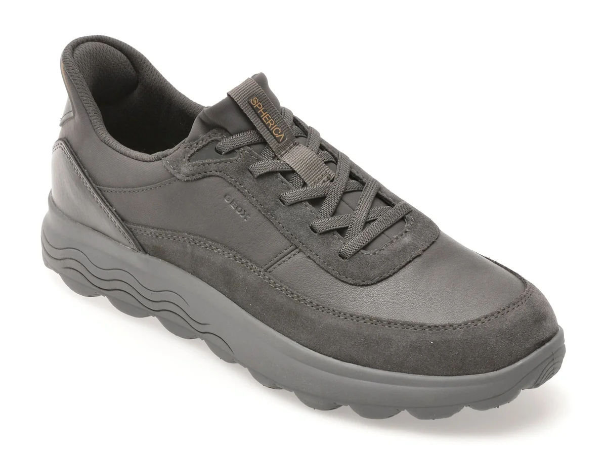 Pantofi Sport Geox Gri U56MPA Din Piele Naturală