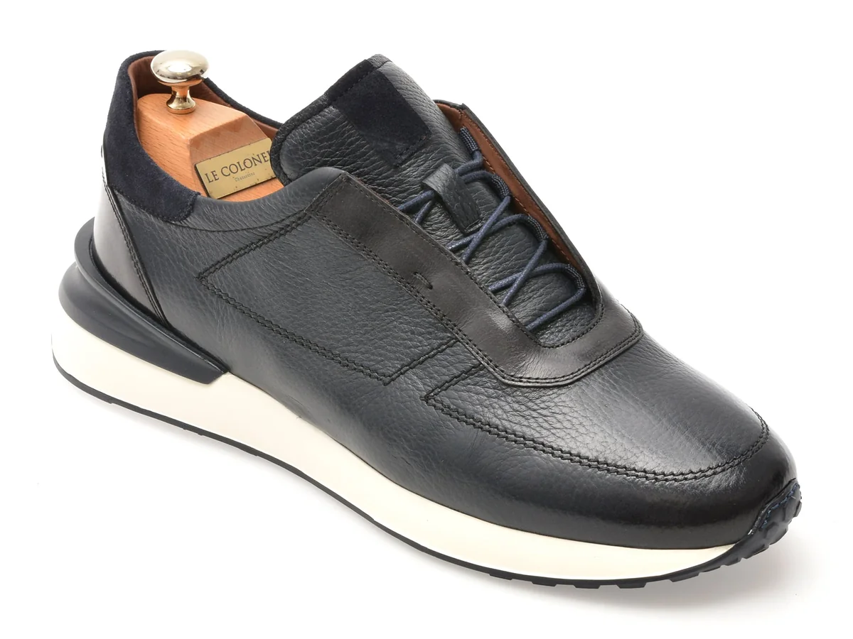 Pantofi Sport Le Colonel Bleumarin, 66452, Din Piele Naturală
