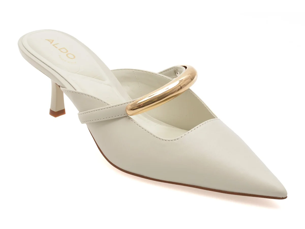 Papuci Eleganți Aldo Albi, Kailidda 121, Din Piele Ecologică