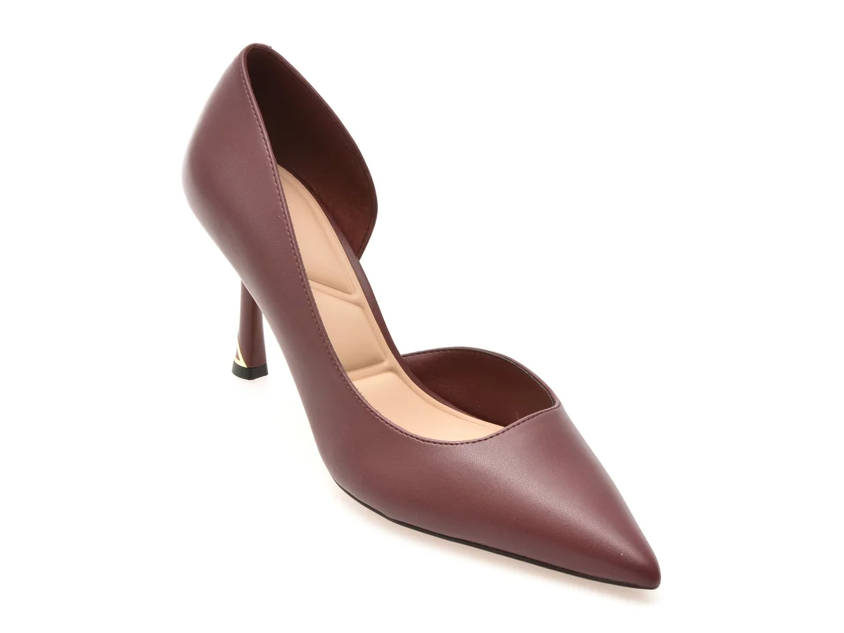 Pantofi Eleganți Aldo Visinii Livianña 640 Din Piele Ecologică