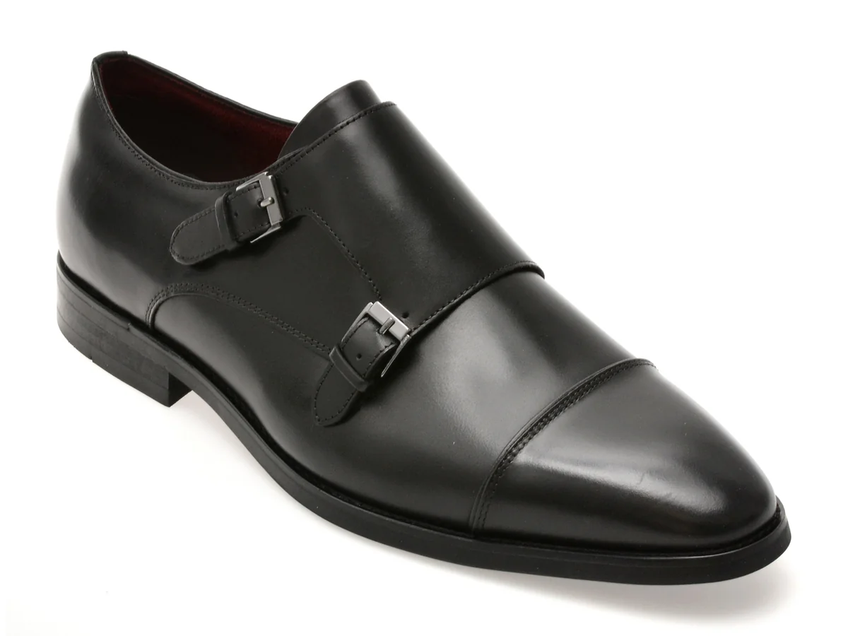 Pantofi Eleganți Aldo Negri, Zigof 001, Din Piele Naturală