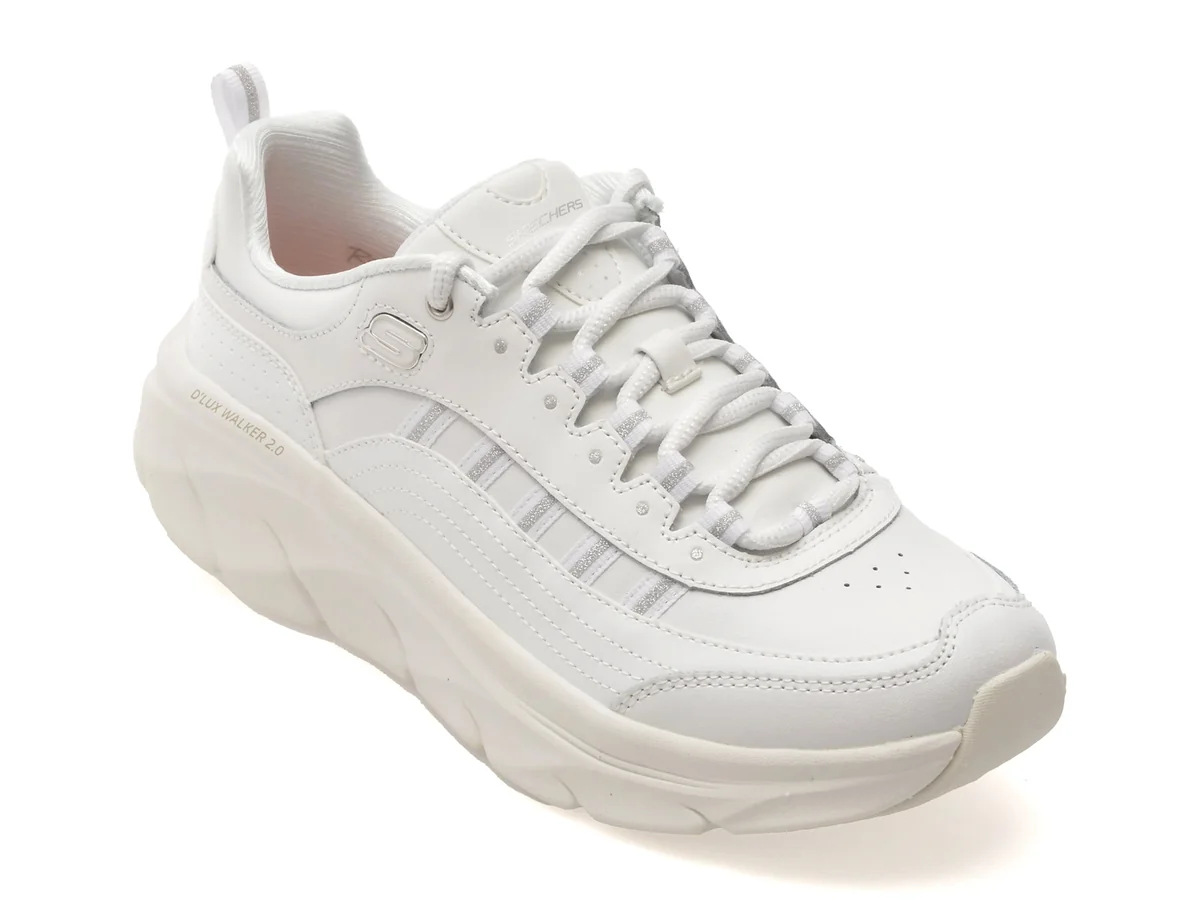 Pantofi Sport Skechers Albi, D Lux Walker 2.0, Din Piele Naturala